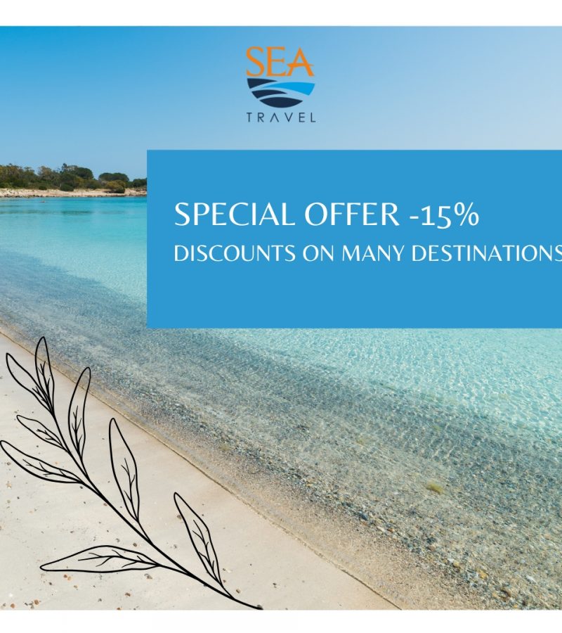 Offre Spéciale -15%. Sea Travel Sardegna